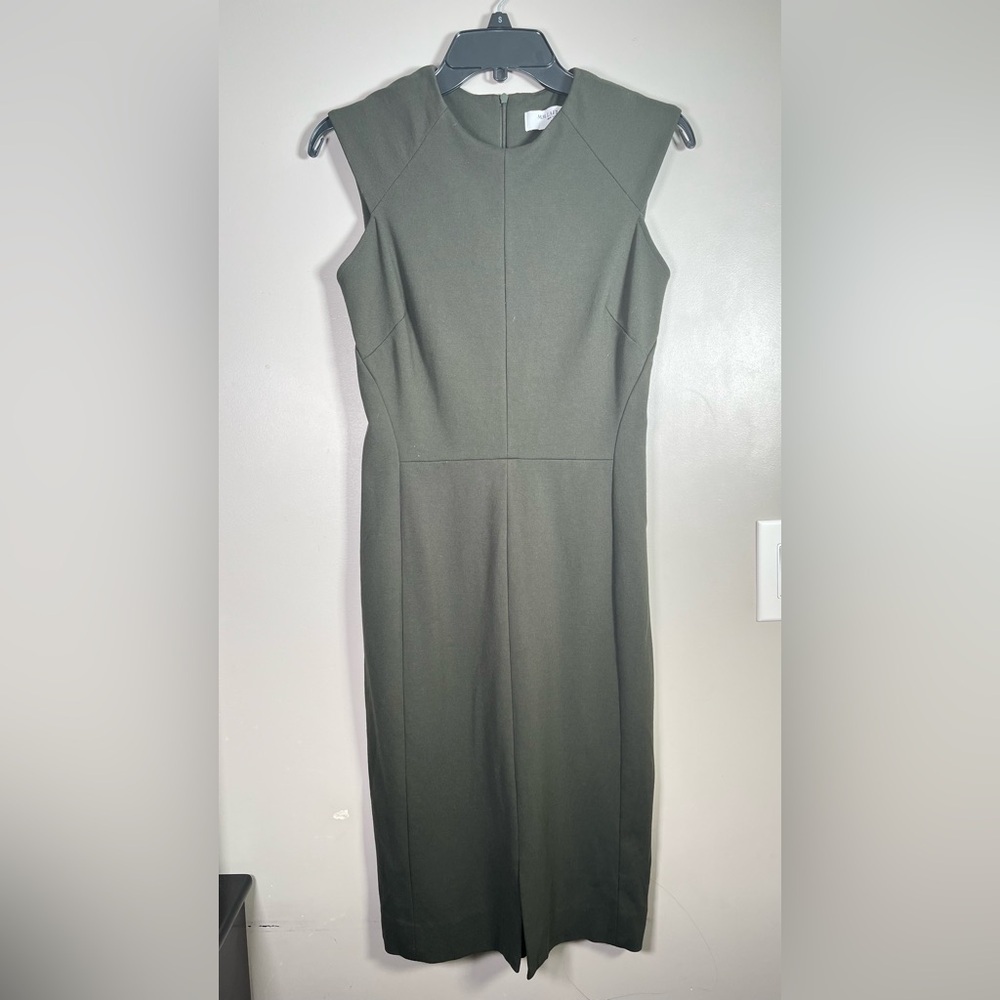 MM Lafleur Gray Sheath Dress for Work